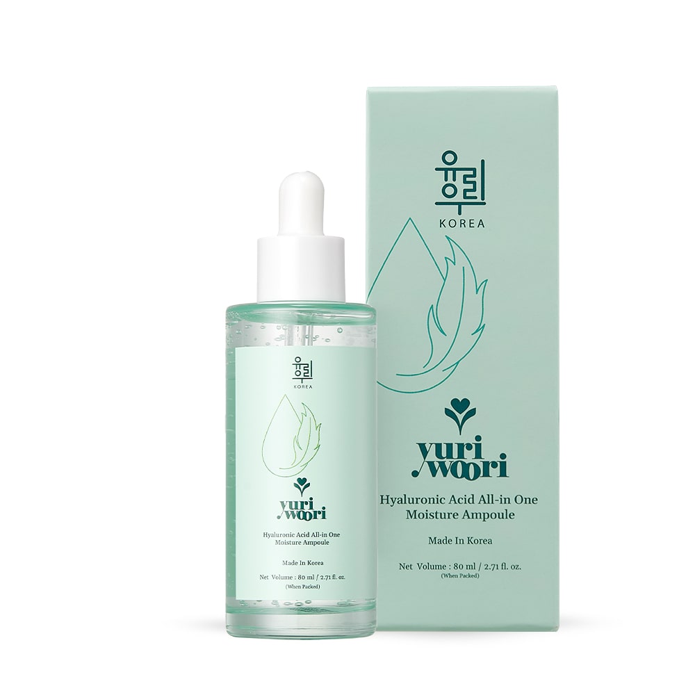 All-In-One Korean Hyaluronic Acid Moisture Ampoule for Sensitive Skin - 80ml