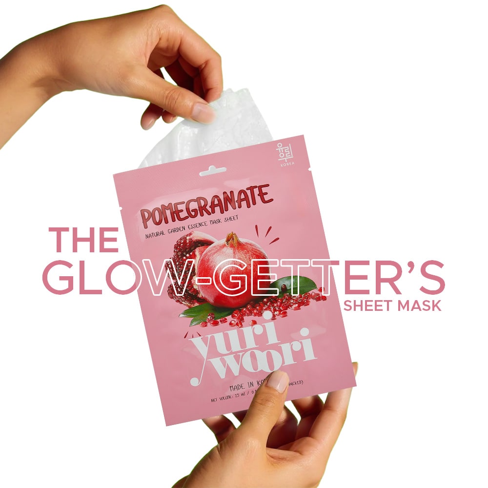 석류와 일본산딸기 추출물이 함유된 안티에이징 시트 마스크 - 25ml