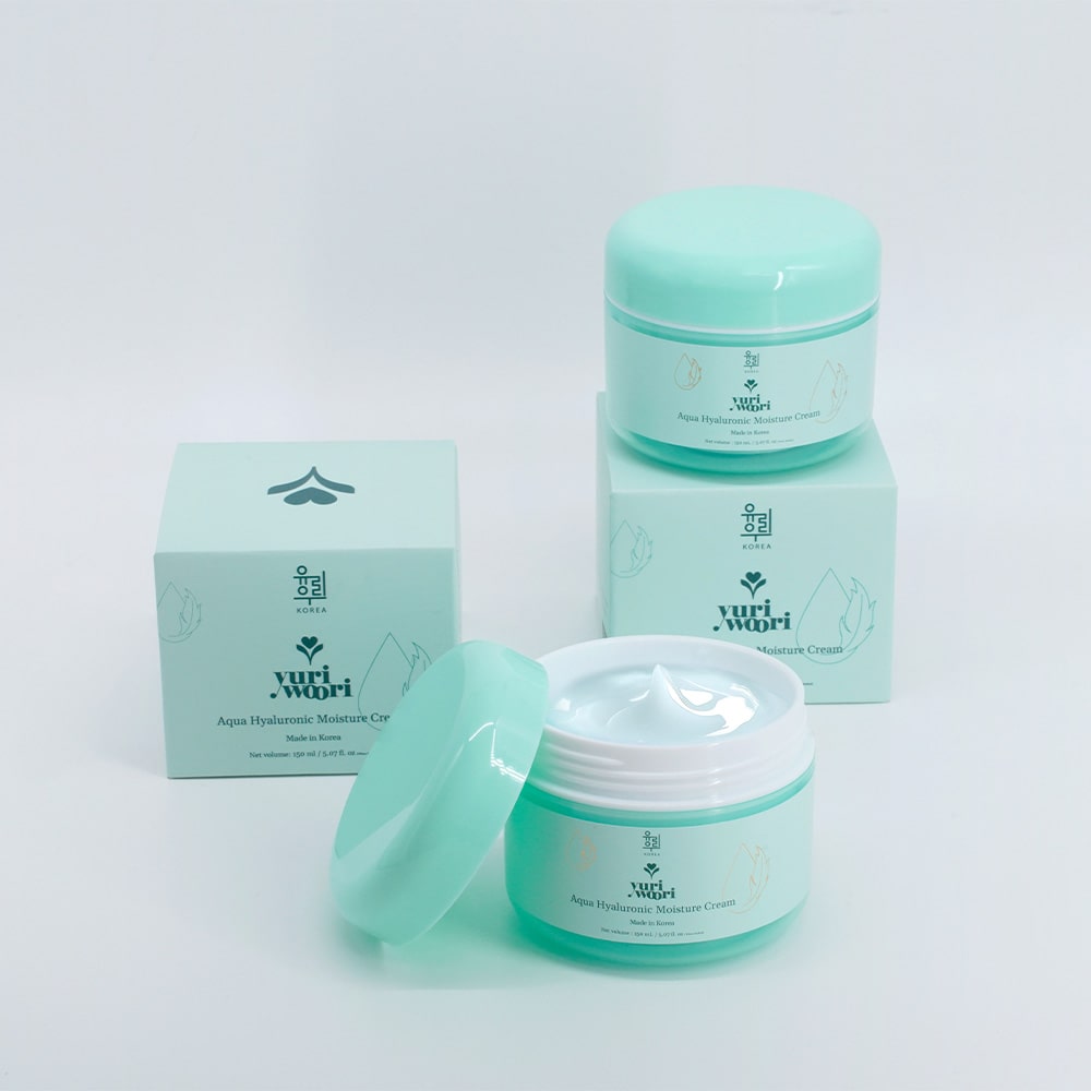 Korean Aqua Hyaluronic Moisture Cream with Quinoa and Oats - 150ml