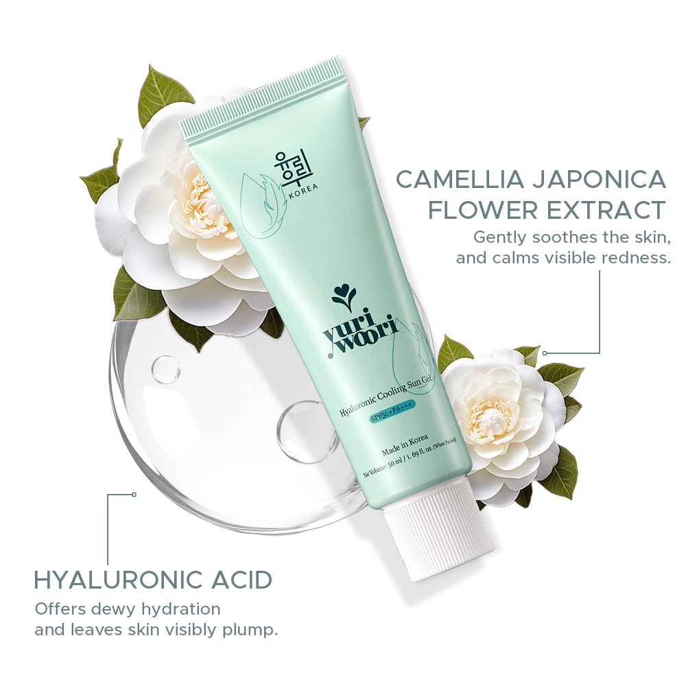 끈적임 없는 히알루론산 쿨링 선 젤 (SPF 50+ PA+++, 50ml)