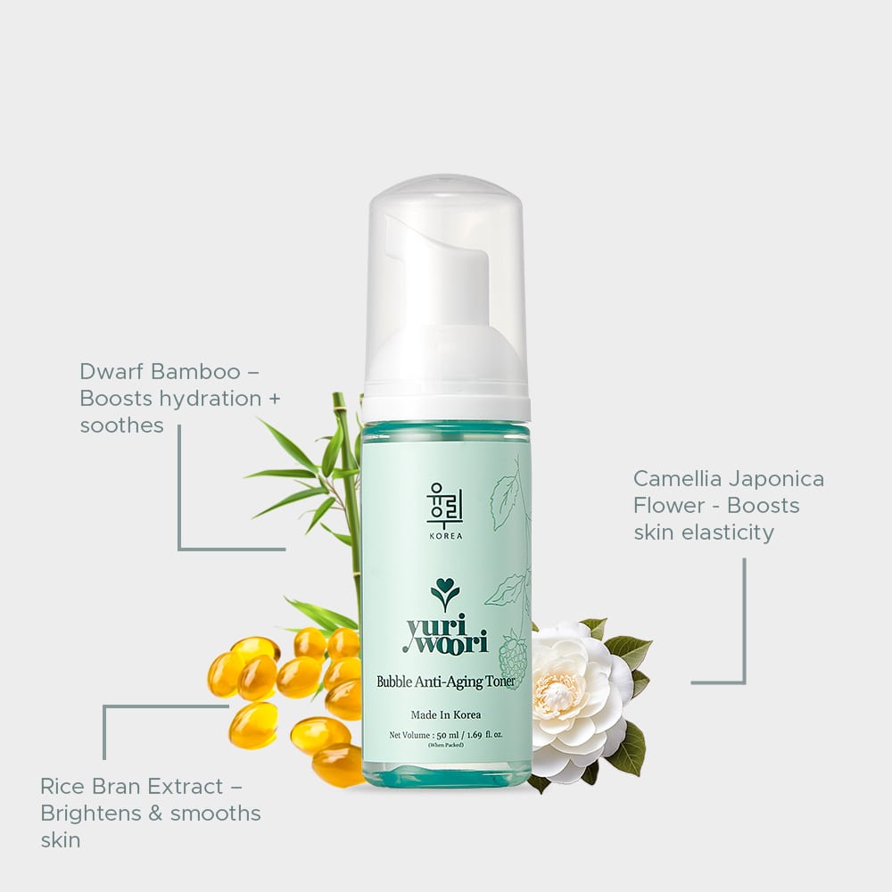 Korean Bubble Anti-Aging Toner with Berries and Acai - 50ml