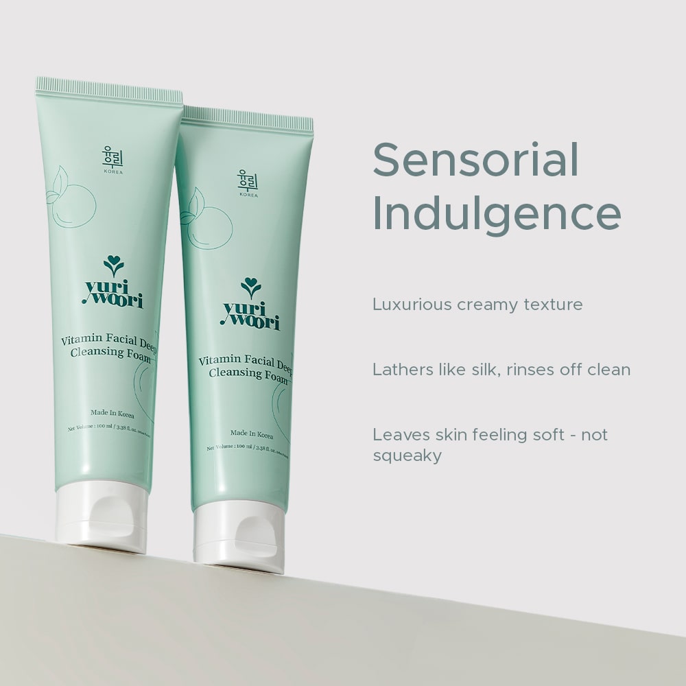 Brightening & Collagen Boosting Vitamin Facial Deep Cleansing Foam - 100ml