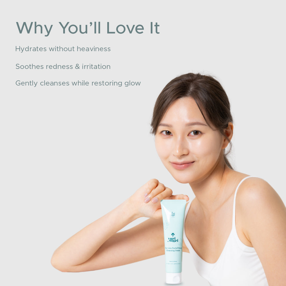 Aloe Vera Facial Deep Cleansing Foam - YuriWoori