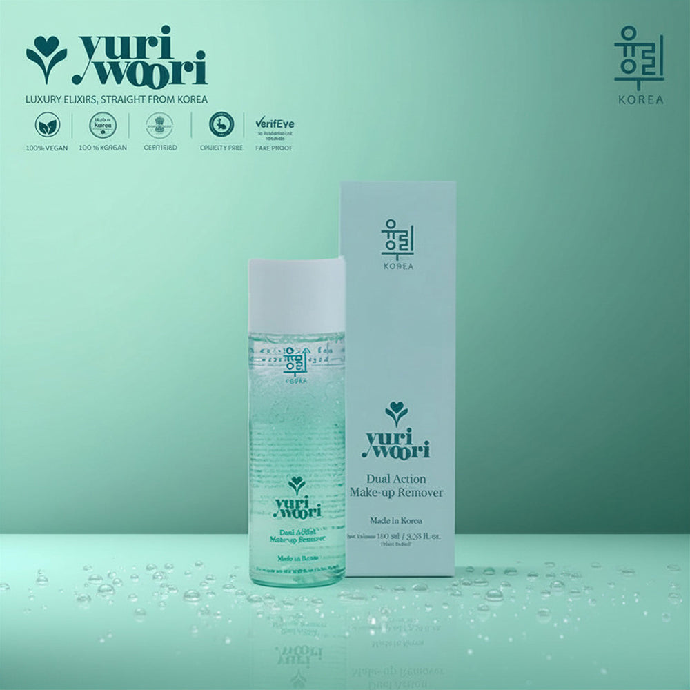 No Residue, Dual Action Make-Up Remover Powered by Korean Plant Actives - 100ml