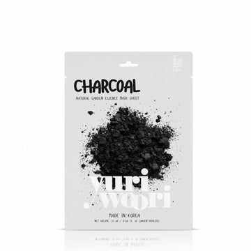 Yuri Woori Natural Garden Essence Mask Sheet Black Charcoal