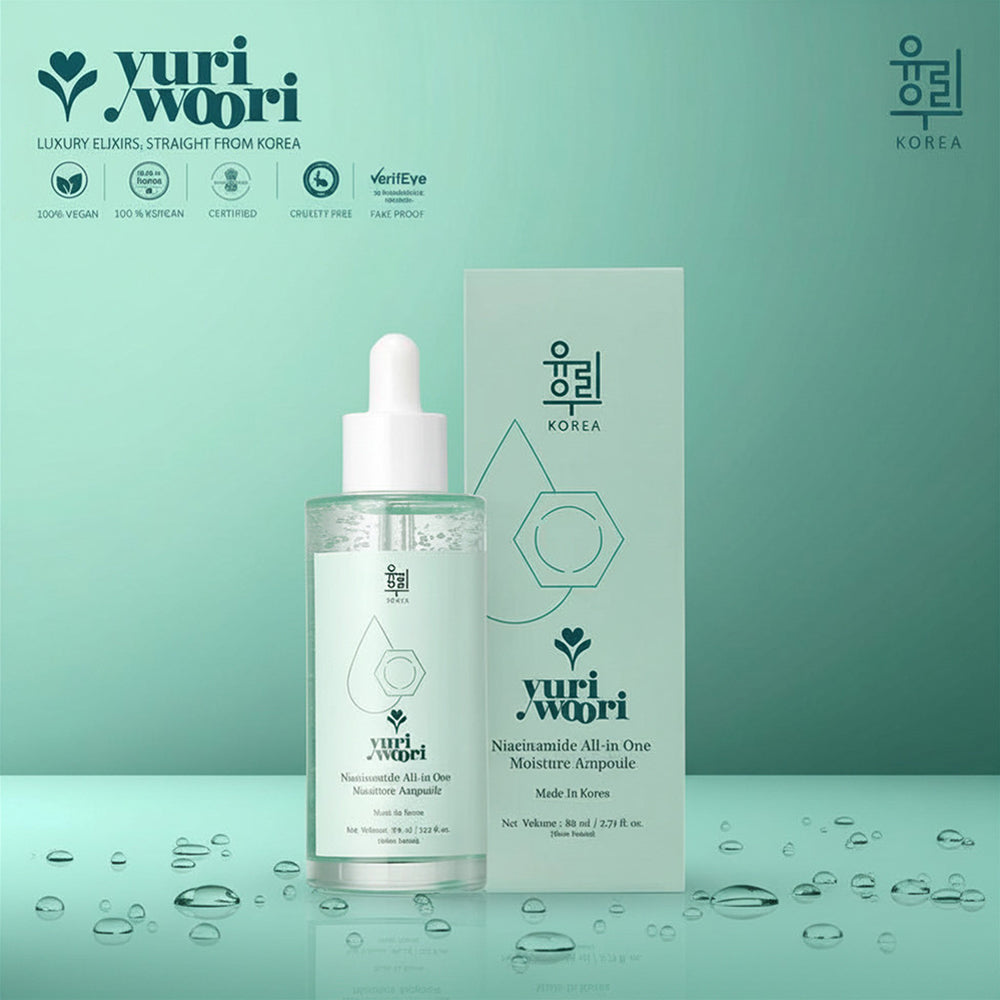 All-In-One Korean Niacinamide Moisture Ampoule for Absolute Radiance - 80ml