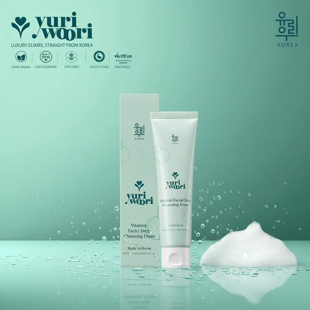 Brightening & Collagen Boosting Vitamin Facial Deep Cleansing Foam - 100ml