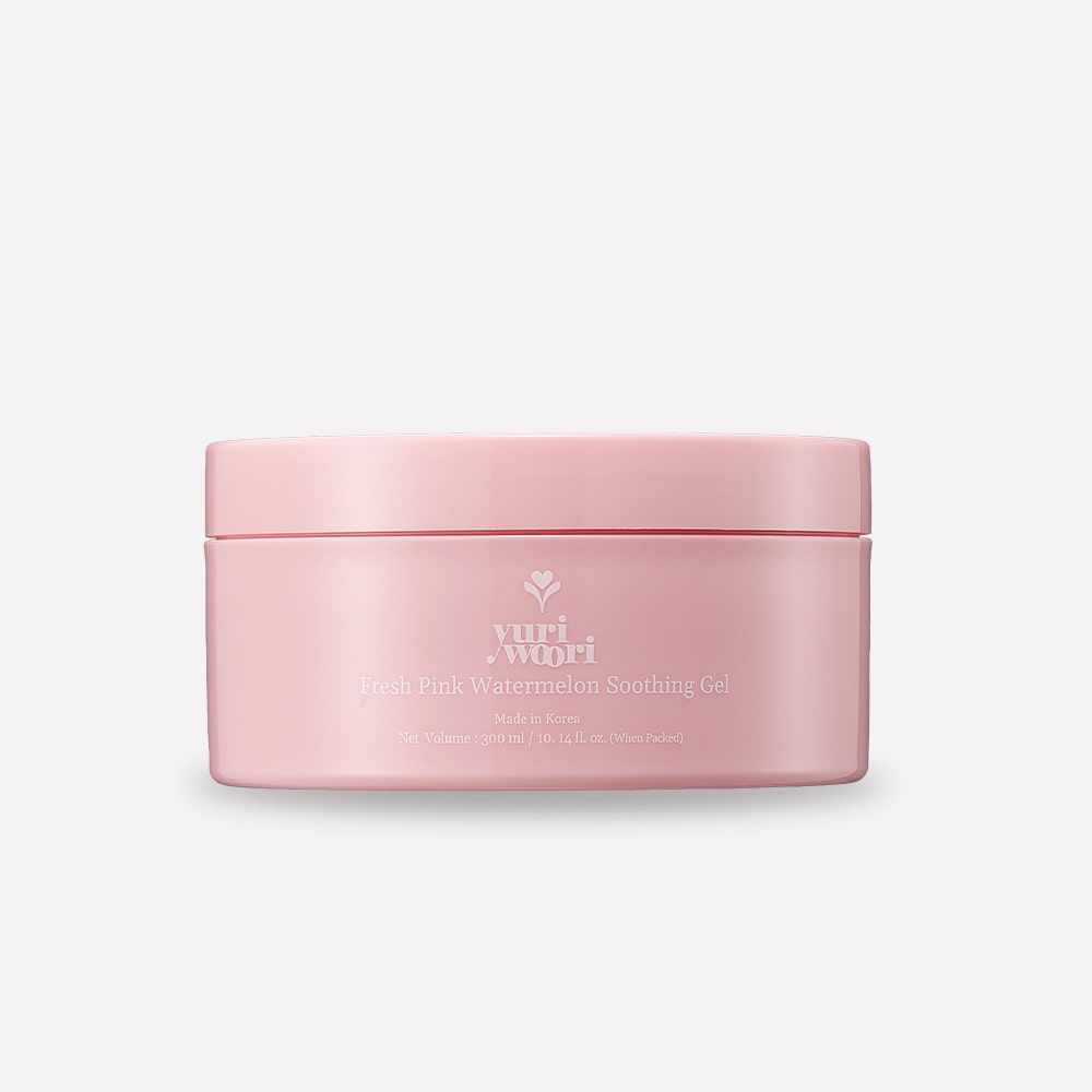 Repair Sensitive Skin with Korean Fresh Pink Watermelon Soothing Gel -