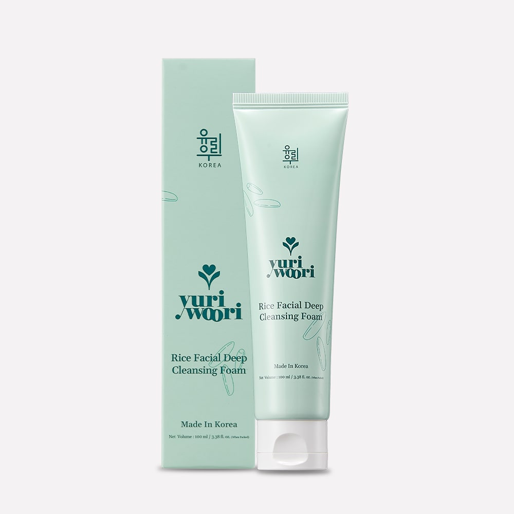 Korean Rice Facial Deep Cleansing Foam with Clean Plant Actives - 100ml