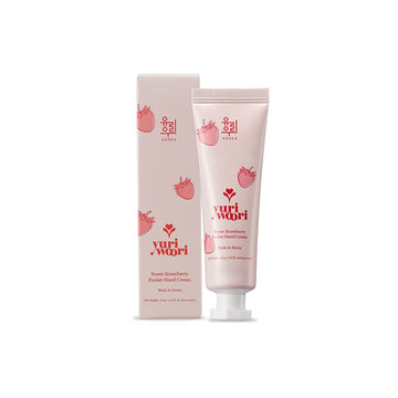 딸기 &amp; 천연 AHA 성분이 함유된 활력 넘치는 K-뷰티 핸드크림 - 30ml