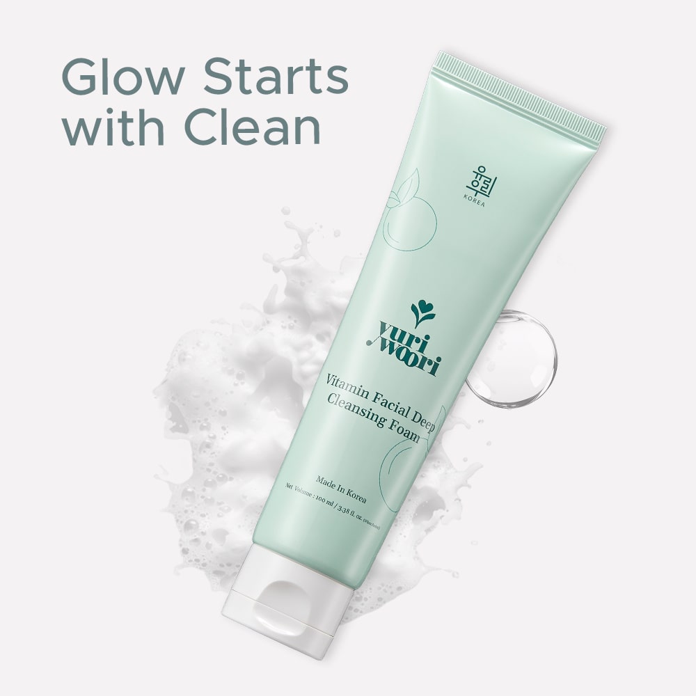 Brightening & Collagen Boosting Vitamin Facial Deep Cleansing Foam