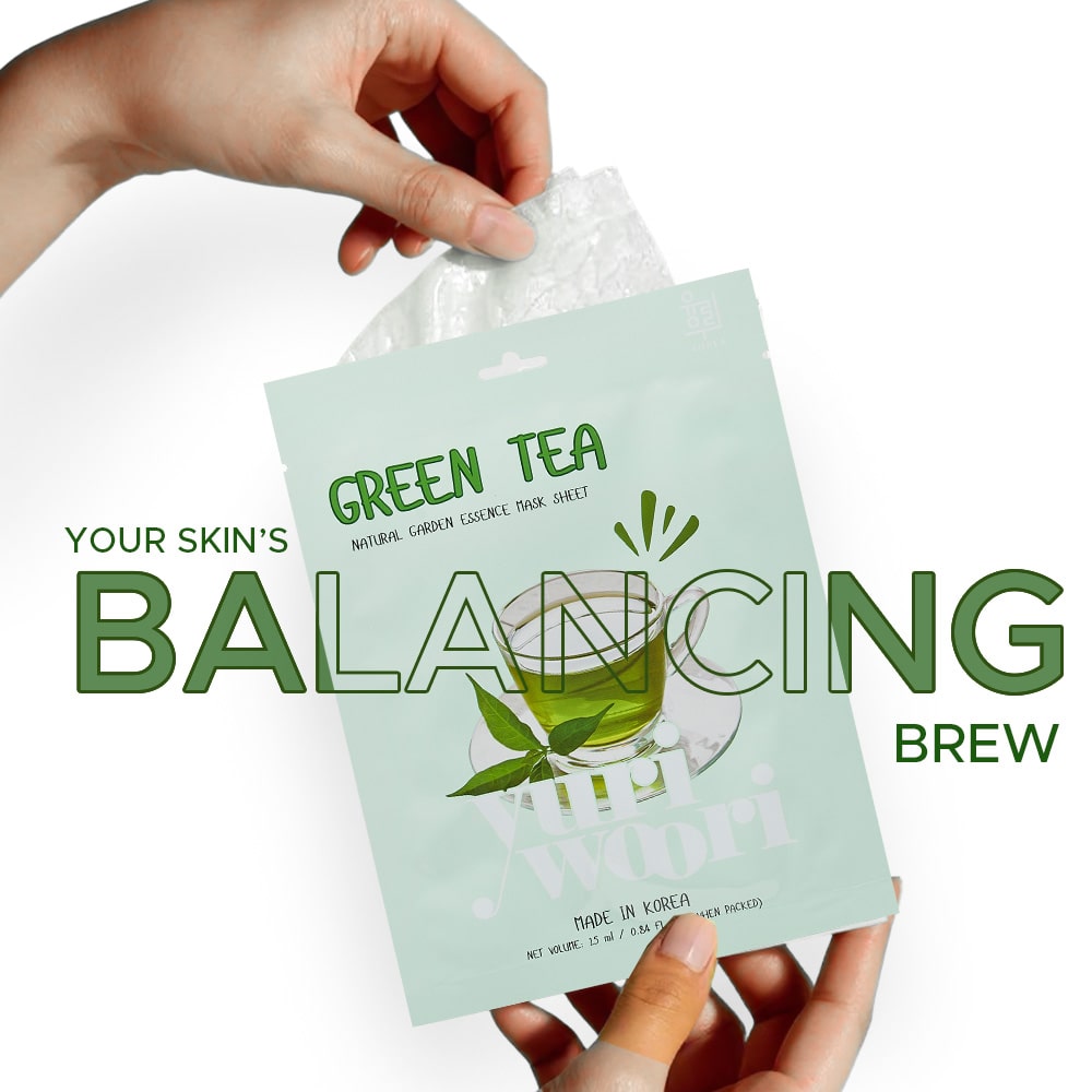 Anti-Inflammatory Sheet Mask with Green Tea for Acne Prone Skin - 25ml