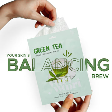 Anti-Inflammatory Sheet Mask with Green Tea for Acne Prone Skin - 25ml