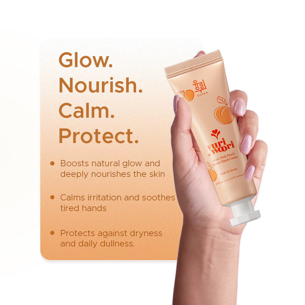 Fresh Pink Peach Pocket Hand Cream - YuriWoori