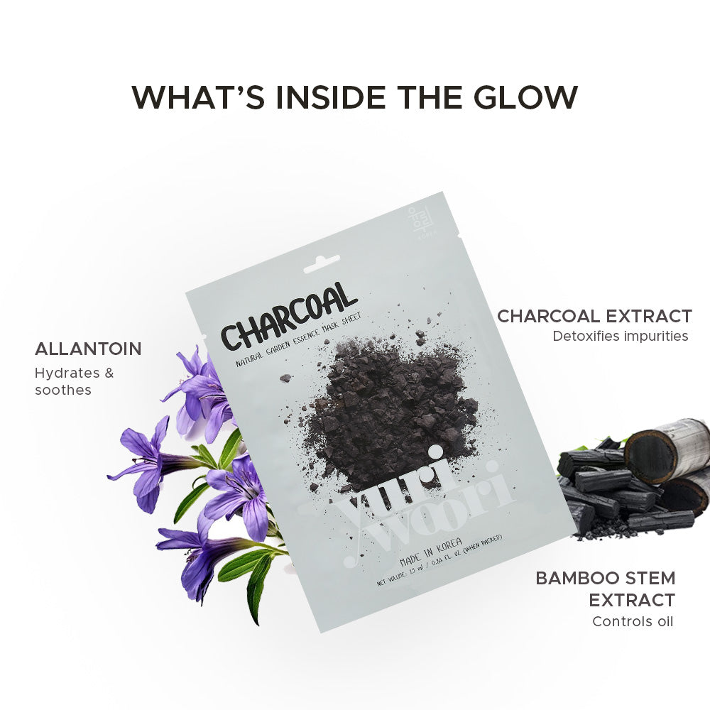 Charcoal Sheet Mask - YuriWoori
