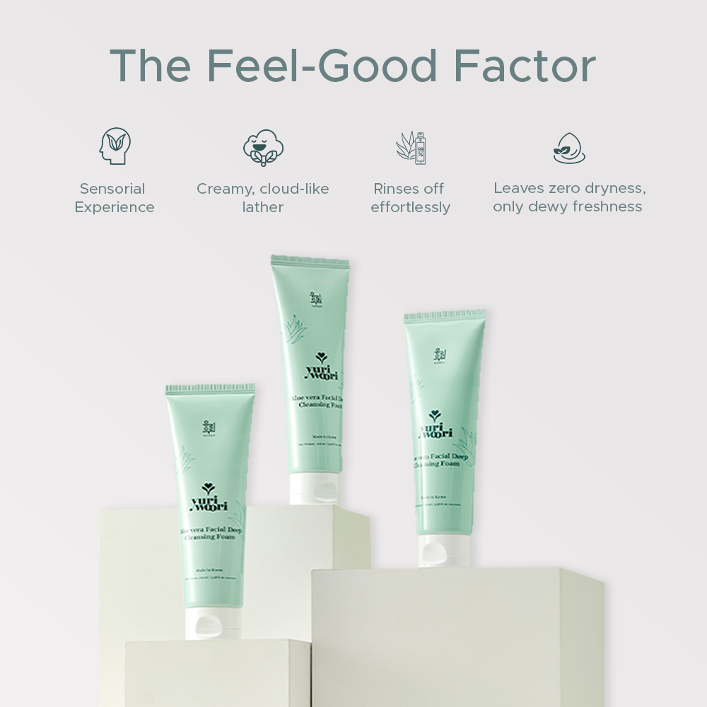 Aloe Vera Facial Deep Cleansing Foam - YuriWoori