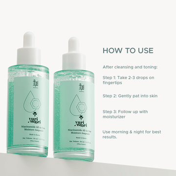 All-In-One Korean Niacinamide Moisture Ampoule for Absolute Radiance - 80ml