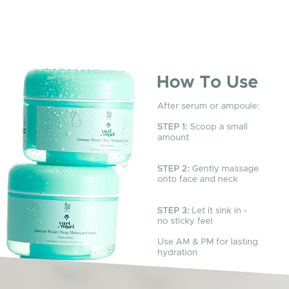 Intense Water Drop Moisture Cream - YuriWoori