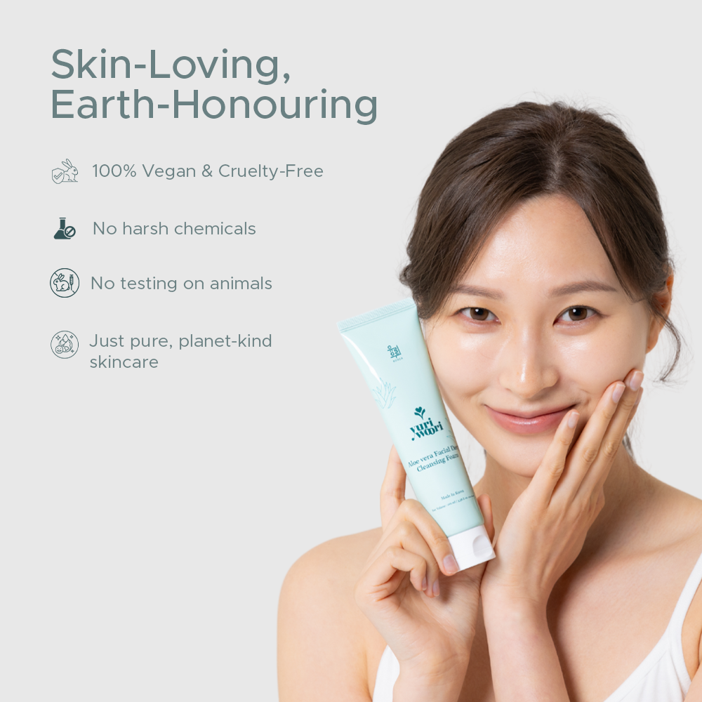 Aloe Vera Facial Deep Cleansing Foam - YuriWoori