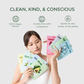 Calming & Refreshing Aloe Vera Sheet Mask for Sensitive Skin - 25ml