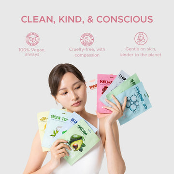 Anti-Aging Sheet Mask with Pomegranate & Japanese Cornel - 25ml
