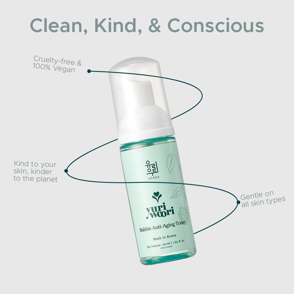 Korean Bubble Anti-Aging Toner with Berries and Acai - 50ml