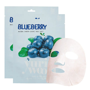 Yuri Woori Natural Garden Essence Mask Sheet Blueberry