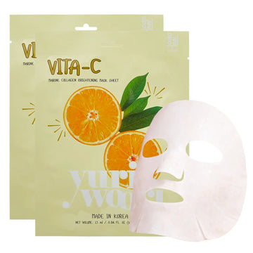 Yuri Woori Vita-C Marine Collagen Brightening Mask Sheet