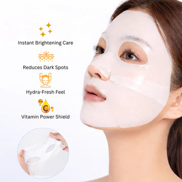 Yuri Woori Vita-C Marine Collagen Brightening Mask Sheet