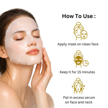 Yuri Woori Vita-C Marine Collagen Brightening Mask Sheet