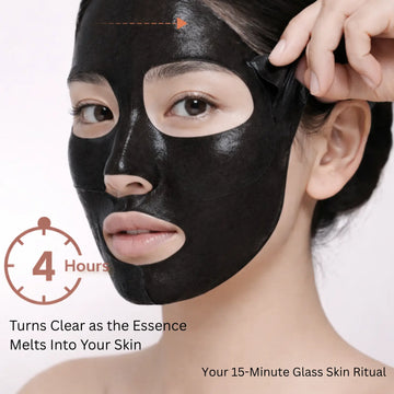 Yuri Woori Natural Garden Essence Mask Sheet Black Charcoal