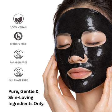 Yuri Woori Natural Garden Essence Mask Sheet Black Charcoal