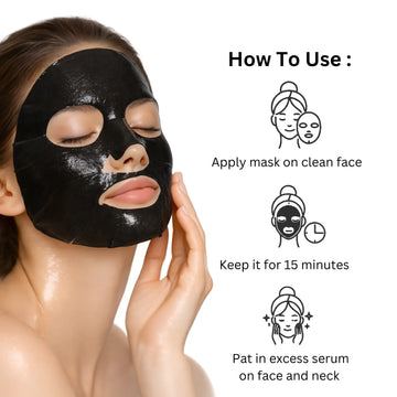 Yuri Woori Natural Garden Essence Mask Sheet Black Charcoal
