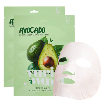 Yuri Woori Natural Garden Essence Mask Sheet Avocado