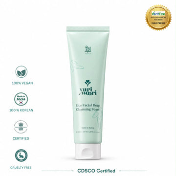Yuri Woori Rice Facial Deep Cleansing Foam