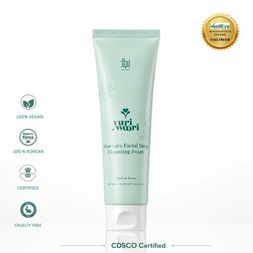 Yuri Woori Aloevera Facial Deep Cleansing Foam