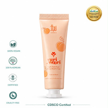 Yuri Woori Fresh Pink Peach Pocket Hand Cream