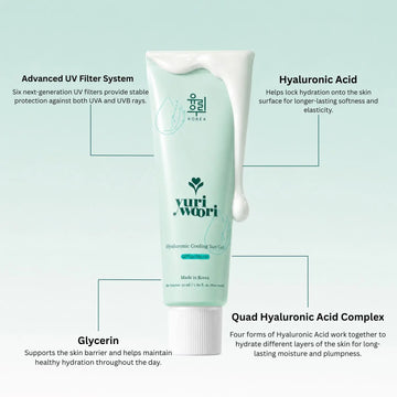 끈적임 없는 히알루론산 쿨링 선 젤 (SPF 50+ PA+++, 50ml)