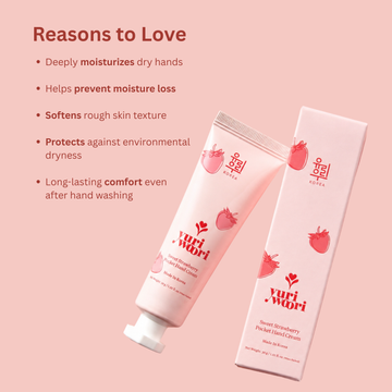 Yuri Woori Sweet Strawberry Pocket Hand Cream
