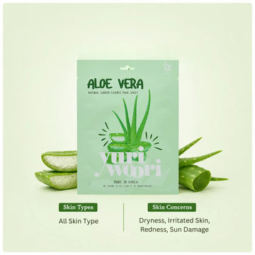 Yuri Woori Natural Garden Essence Mask Sheet Aloe Vera