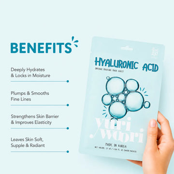 Yuri Woori Hyaluronic Acid Intense Moisture Mask Sheet