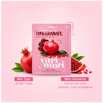 Yuri Woori Natural Garden Essence Mask Sheet Pomegranate