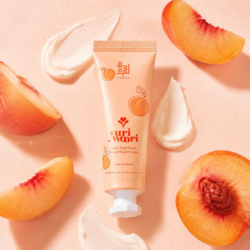 Yuri Woori Fresh Pink Peach Pocket Hand Cream