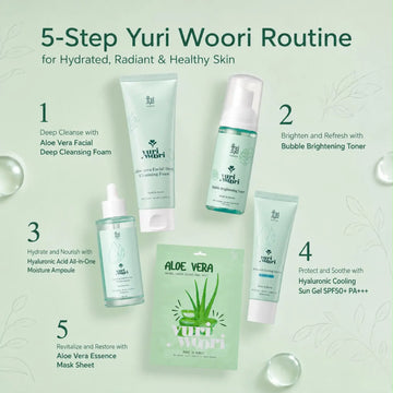 Yuri Woori Aloevera Facial Deep Cleansing Foam