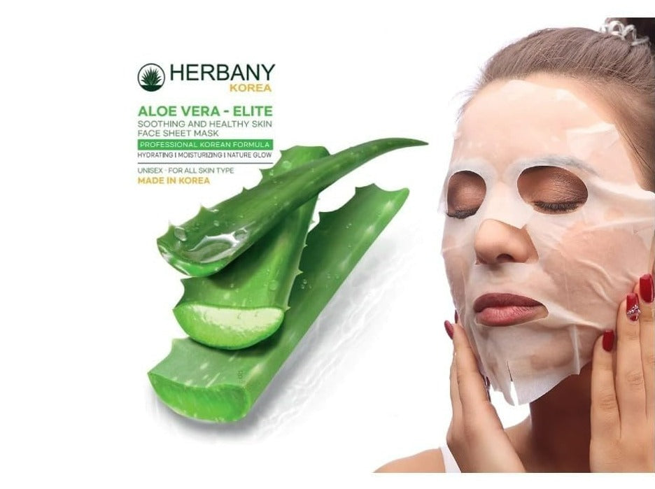 YURI WOORI NATURAL GARDEN  ESSENCE MASK SHEET ALOE