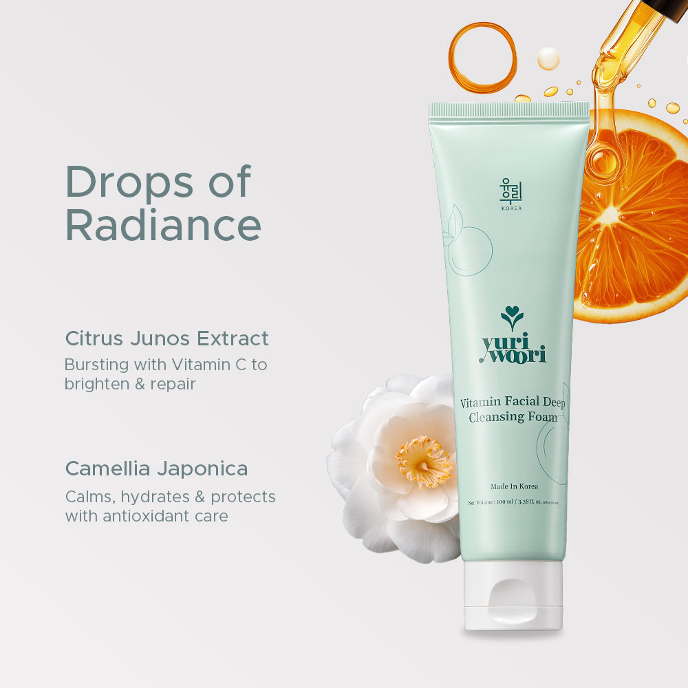 Vitamin Facial Deep Cleansing Foam - YuriWoori